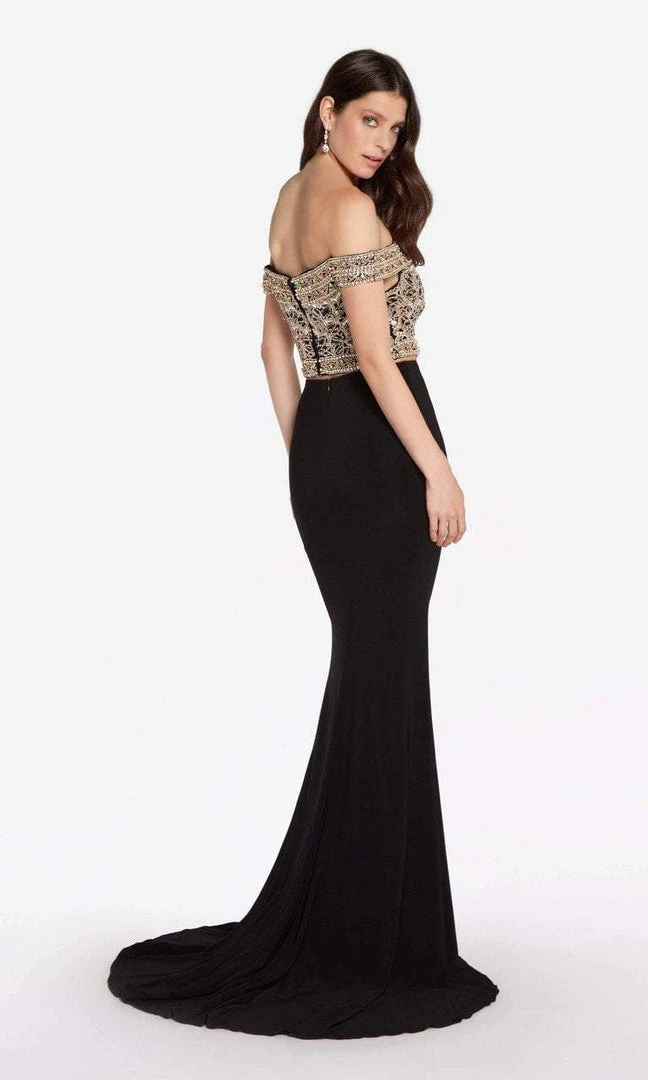 Alyce Paris - 60192 Metallic Embroidered Two Piece Dress 4 Alyce Paris - 60192 Metallic Embroidered Two Piece Dress