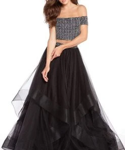 Alyce Paris - 60208 Embellished Two Piece Tulle Ballgown Formal Gowns