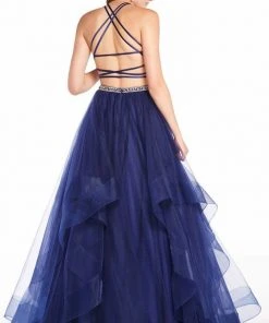 Alyce Paris - 60209 Two Piece Halter Strappy Ballgown Formal Gowns