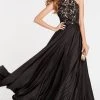 Formal Gowns Alyce Paris - 60298 High Halter Pleated A-Line Evening Dress