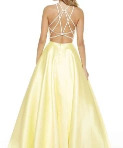 Formal Gowns Alyce Paris - 60614 Two Piece Strappy Back Ballgown