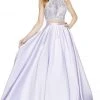 Formal Gowns Alyce Paris - 60615 Two Piece Embellished High Halter Ballgown