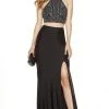 Formal Gowns Alyce Paris - 60790 Two Piece Beaded Top Long Dress 1 Formal Gowns Alyce Paris - 60790 Two Piece Beaded Top Long Dress