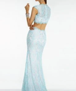 Alyce Paris - 6513 Two Piece Lace Evening Gown