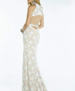 Formal Gowns Alyce Paris - 6549 Prom Dress In Ivory Nude