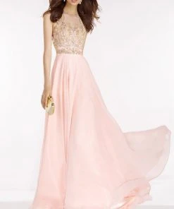 Alyce Paris 6601 Prom Dress In Rosewater Gold Formal Gowns