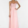 Formal Gowns Alyce Paris 6686 Prom Collection Strapless Chiffon Dress - 1 Pc Rosewater In Size 16 Available 2 Formal Gowns Alyce Paris 6686 Prom Collection Strapless Chiffon Dress - 1 Pc Rosewater In Size 16 Available