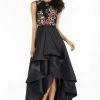 Formal Gowns Alyce Paris 6830 Multicolor Floral High Low Dress