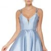 Alyce Paris Beaded Straps Fit And Flare Cocktail Dress 3769 - 1 Pc Diamond White In Size 6 Available Cocktail Dresses
