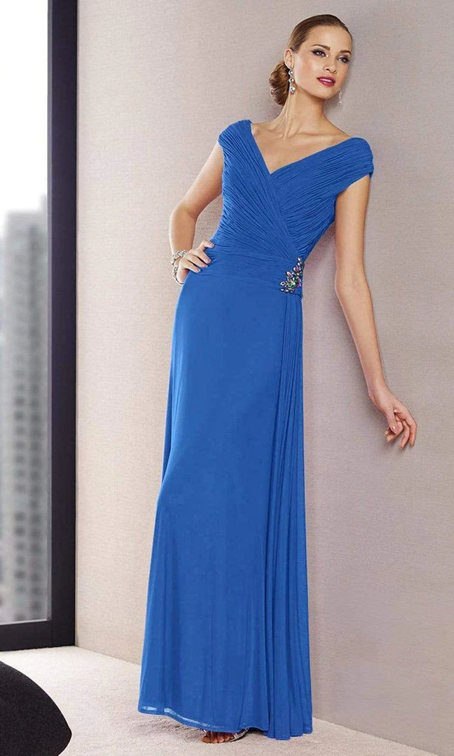 Alyce Paris - Black Label - 29700 V-Neck Jeweled Jersey A-Line Gown Formal Gowns 4 Alyce Paris - Black Label - 29700 V-Neck Jeweled Jersey A-Line Gown Formal Gowns