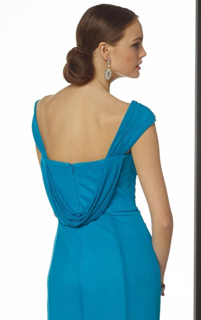 Alyce Paris - Black Label - 29709 Brooch Accented Sheath Gown Formal Gowns 7 Alyce Paris - Black Label - 29709 Brooch Accented Sheath Gown Formal Gowns