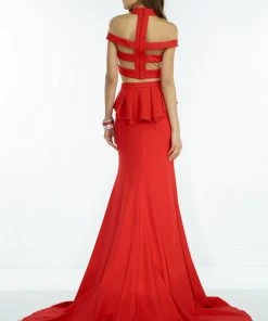 Formal Gowns Alyce Paris - Claudine - 2527 Three Piece High Mermaid Dress