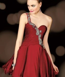 Alyce Paris - Homecoming - 4403 Dress In Wine Formal Gowns