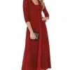 Alyce Paris - Lace Cardigan Inspired Tea Length Dress 27048 - 2 Pcs Claret In Size 14 And 18 Available Cocktail Dresses