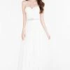 Alyce Paris - Prom Collection - Strapless Chiffon Dress With Beaded Waist 6676 1 Alyce Paris - Prom Collection - Strapless Chiffon Dress With Beaded Waist 6676