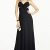 Alyce Paris - Sleeveless Bejeweled Cutout And Ruched Long Dress 35775