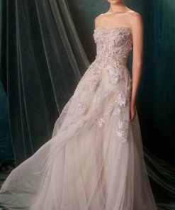 Formal Gowns Andrea And Leo - A0746 Strapless Sweetheart A-Line Dress 13 Formal Gowns Andrea And Leo - A0746 Strapless Sweetheart A-Line Dress