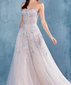 Formal Gowns Andrea And Leo - A0746 Strapless Sweetheart A-Line Dress