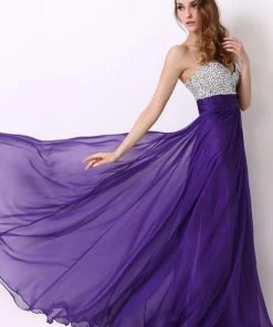 Formal Gowns Angela & Alison - 21050 Ornate Strapless Ruched Waist Long Gown