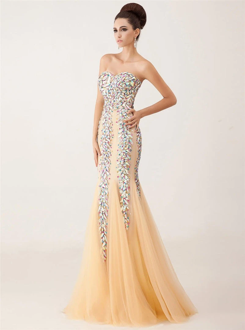 Angela & Alison - 41008 Bedazzled Sweetheart Mermaid Dress Formal Gowns 8 Angela & Alison - 41008 Bedazzled Sweetheart Mermaid Dress Formal Gowns