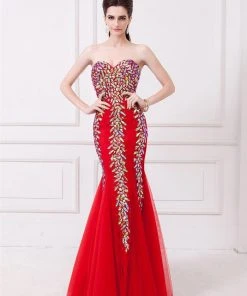 Angela & Alison - 41008 Bedazzled Sweetheart Mermaid Dress Formal Gowns 22 Angela & Alison - 41008 Bedazzled Sweetheart Mermaid Dress Formal Gowns