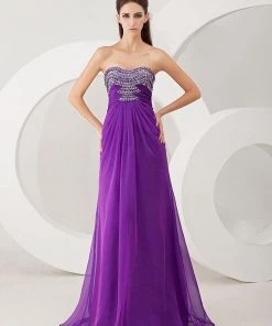 Formal Gowns Angela & Alison - 41026 Strapless Interweaved A-Line Long Gown
