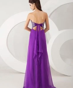 Formal Gowns Angela & Alison - 41026 Strapless Interweaved A-Line Long Gown