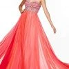 Angela & Alison - 51080 Strapless Beaded Empire Chiffon Dress