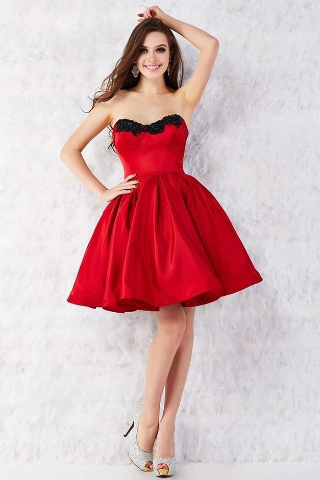 Angela & Alison - 52001 Scroll Beaded Strapless A-Line Dress Cocktail Dresses 3 Angela & Alison - 52001 Scroll Beaded Strapless A-Line Dress Cocktail Dresses