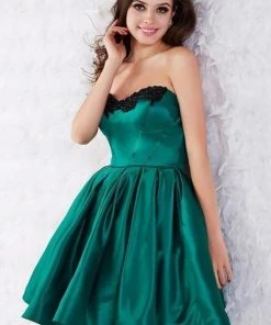 Angela & Alison - 52001 Scroll Beaded Strapless A-Line Dress Cocktail Dresses 16 Angela & Alison - 52001 Scroll Beaded Strapless A-Line Dress Cocktail Dresses