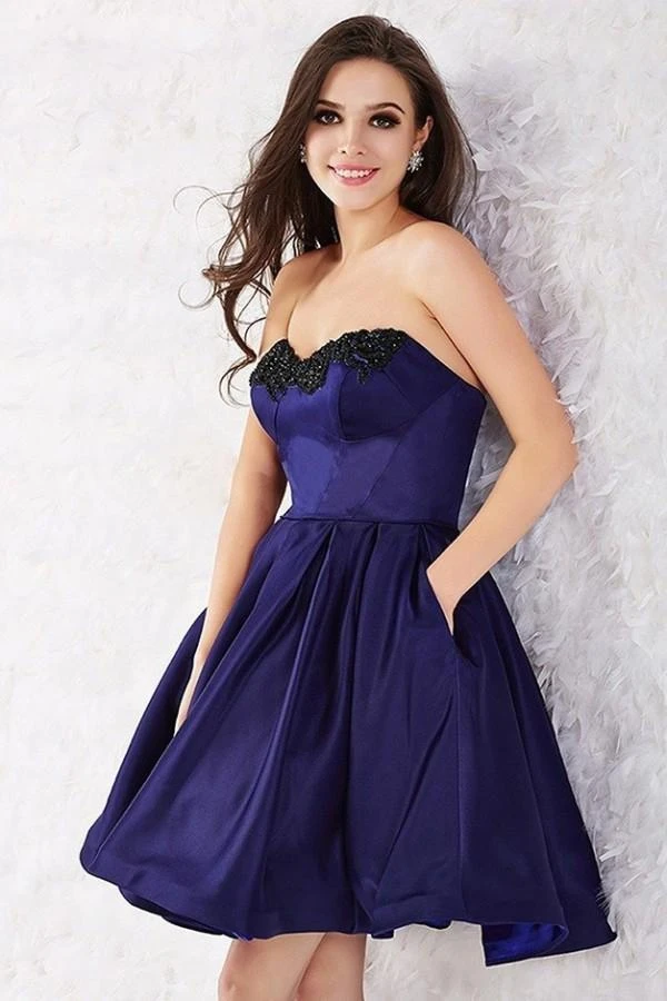 Angela & Alison - 52001 Scroll Beaded Strapless A-Line Dress Cocktail Dresses 10 Angela & Alison - 52001 Scroll Beaded Strapless A-Line Dress Cocktail Dresses