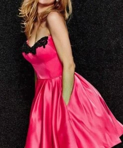 Angela & Alison - 52001 Scroll Beaded Strapless A-Line Dress Cocktail Dresses 15 Angela & Alison - 52001 Scroll Beaded Strapless A-Line Dress Cocktail Dresses