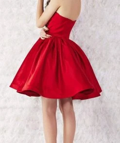 Angela & Alison - 52001 Scroll Beaded Strapless A-Line Dress Cocktail Dresses 13 Angela & Alison - 52001 Scroll Beaded Strapless A-Line Dress Cocktail Dresses