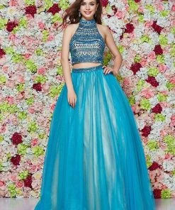 Angela & Alison - 61001 Two Piece Bejeweled Ballgown