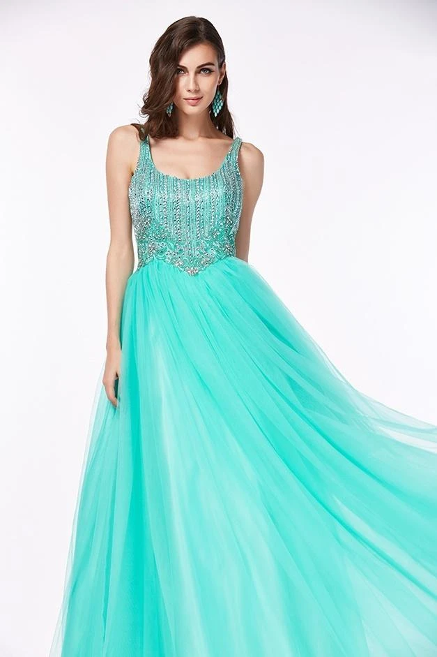 Angela & Alison - 61027 Beaded Scoop Neck Ballgown Formal Gowns 3 Angela & Alison - 61027 Beaded Scoop Neck Ballgown Formal Gowns