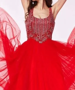 Angela & Alison - 61027 Beaded Scoop Neck Ballgown Formal Gowns 12 Angela & Alison - 61027 Beaded Scoop Neck Ballgown Formal Gowns