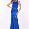 Angela & Alison - 61084 Crystal Accented Halter Trumpet Dress Formal Gowns 2 Angela & Alison - 61084 Crystal Accented Halter Trumpet Dress Formal Gowns