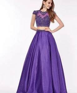 Formal Gowns Angela & Alison - 61115 Two Piece Floral Lace Ballgown 11 Formal Gowns Angela & Alison - 61115 Two Piece Floral Lace Ballgown