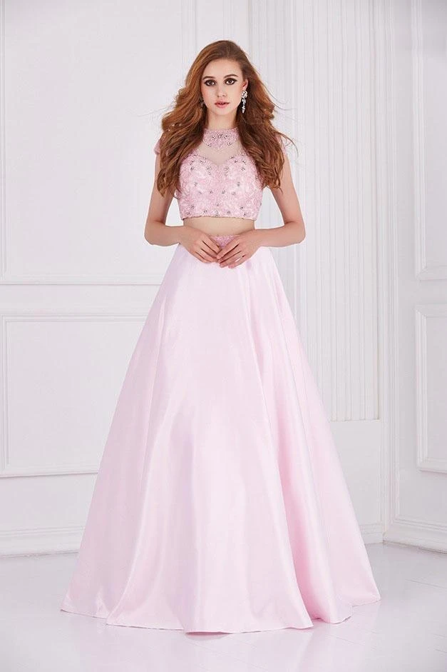 Formal Gowns Angela & Alison - 61115 Two Piece Floral Lace Ballgown 9 Formal Gowns Angela & Alison - 61115 Two Piece Floral Lace Ballgown