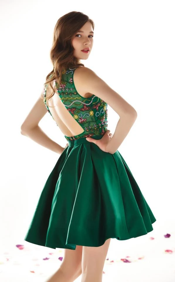 Cocktail Dresses Angela & Alison - 62042 Embroidered Jewel Cocktail Dress 5 Cocktail Dresses Angela & Alison - 62042 Embroidered Jewel Cocktail Dress