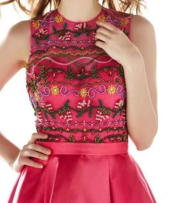 Cocktail Dresses Angela & Alison - 62042 Embroidered Jewel Cocktail Dress 15 Cocktail Dresses Angela & Alison - 62042 Embroidered Jewel Cocktail Dress