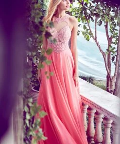 Angela & Alison - 71062 Sleeveless Jewel Embellished A-line Gown 8 Angela & Alison - 71062 Sleeveless Jewel Embellished A-line Gown