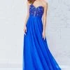 Formal Gowns Angela & Alison - 71120 Strapless Ornate Beaded Long Dress