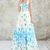 Formal Gowns Angela & Alison - 71127 Floral Print Evening Gown 1 Formal Gowns Angela & Alison - 71127 Floral Print Evening Gown