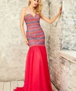 Angela & Alison - 771110 Extravagant Strapless Beaded Sweetheart Mermaid Dress Formal Gowns 9 Angela & Alison - 771110 Extravagant Strapless Beaded Sweetheart Mermaid Dress Formal Gowns