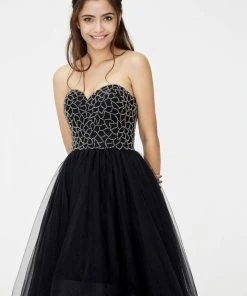 Angela & Alison - 81044 Strapless Tiered A-Line Evening Gown Formal Gowns 10 Angela & Alison - 81044 Strapless Tiered A-Line Evening Gown Formal Gowns