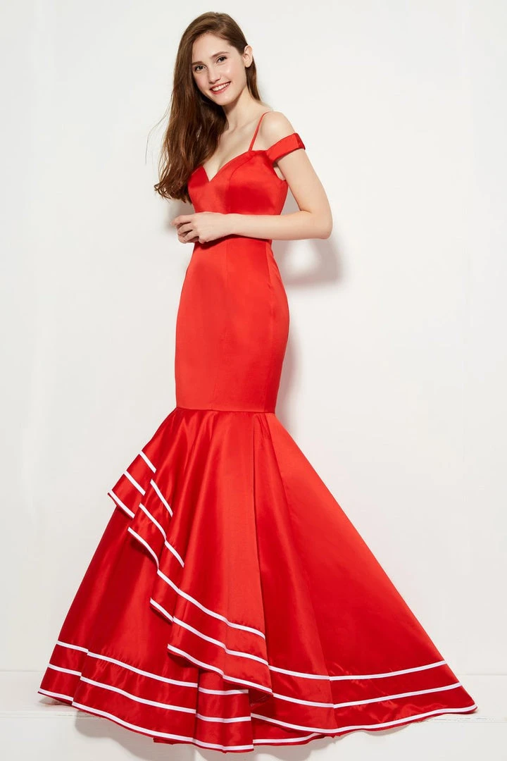 Angela & Alison - 81049 Sweetheart Cold Off-Shoulder Mermaid Dress Formal Gowns 3 Angela & Alison - 81049 Sweetheart Cold Off-Shoulder Mermaid Dress Formal Gowns