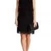 Anne Klein - 10629662 Sleeveless Popover Scalloped Lace Crepe Dress 2 Anne Klein - 10629662 Sleeveless Popover Scalloped Lace Crepe Dress