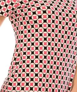 Anne Klein - 10798936 Patterned Print Loose Casual Dress Plus Size Dresses