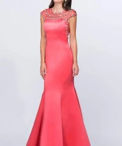 Ashley Lauren - 1043 Beaded Mermaid Evening Dress Formal Gowns 7 Ashley Lauren - 1043 Beaded Mermaid Evening Dress Formal Gowns